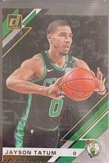 Jayson Tatum #2 Basketball Cards 2019 Panini Clearly Donruss