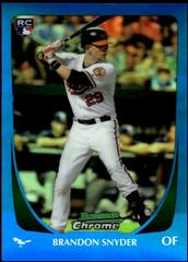 Brandon Snyder [Refractor] #194 Baseball Cards 2011 Bowman Chrome Prices