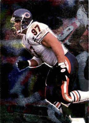 Chris Zorich #33 Football Cards 1995 Fleer Metal