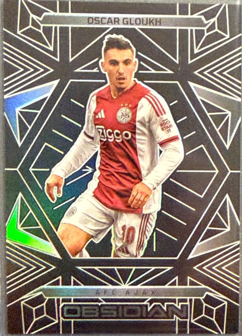 Oscar Gloukh #80 2025 Panini Obsidian Soccer