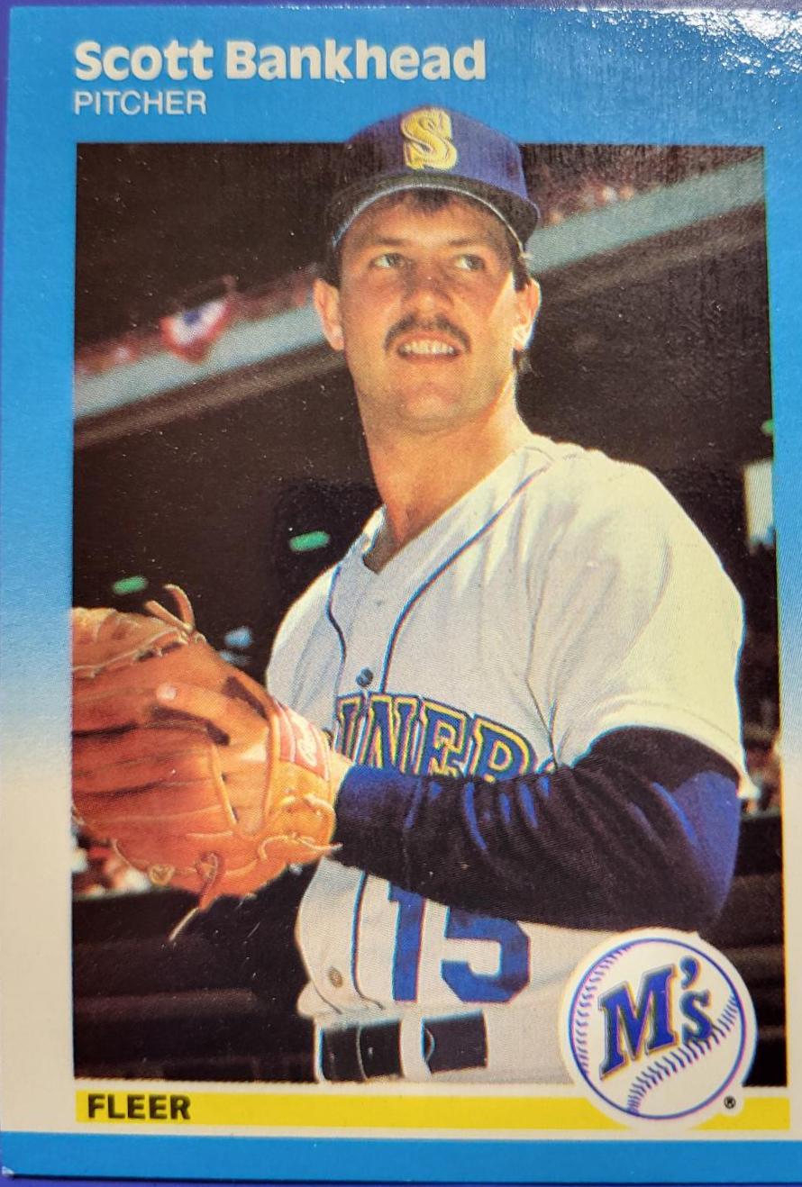 Scott Bankhead #U-1 Baseball Cards 1987 Fleer Update