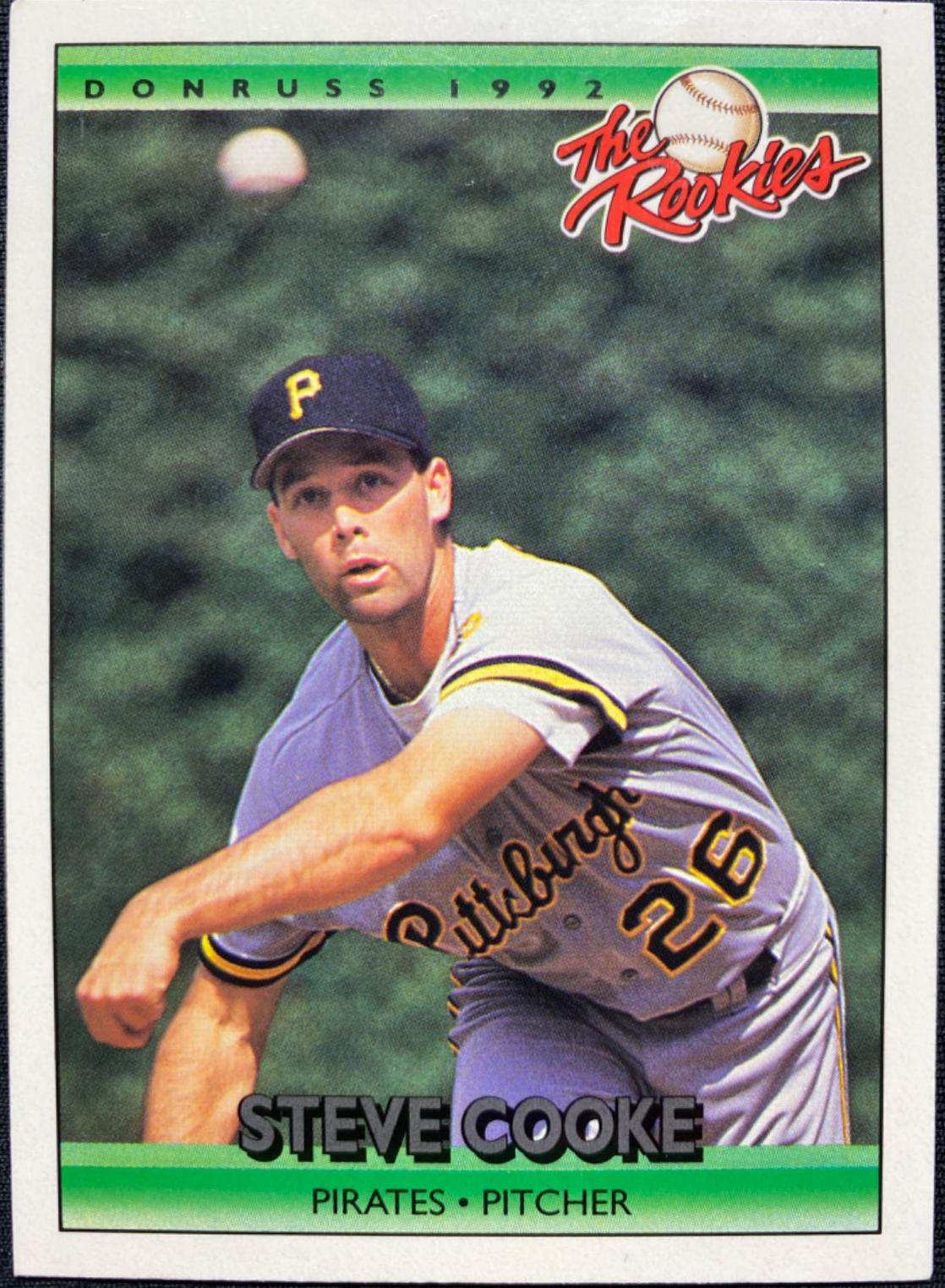 Steve Cooke #28 Baseball Cards 1992 Panini Donruss Rookies