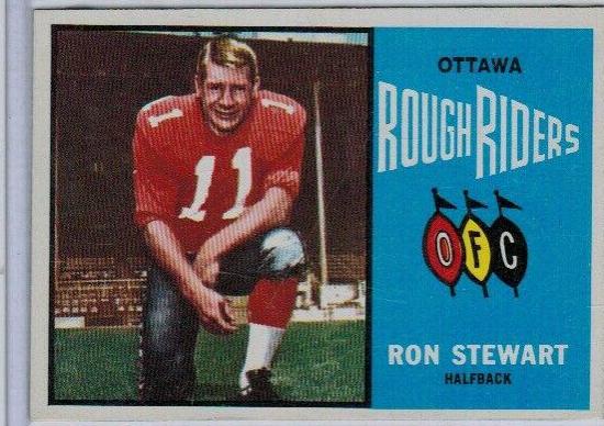 Ron Stewart #51 1964 Topps Cfl Football