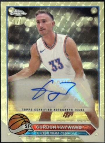 Gordon Hayward [Superfractor] #CG-GH
