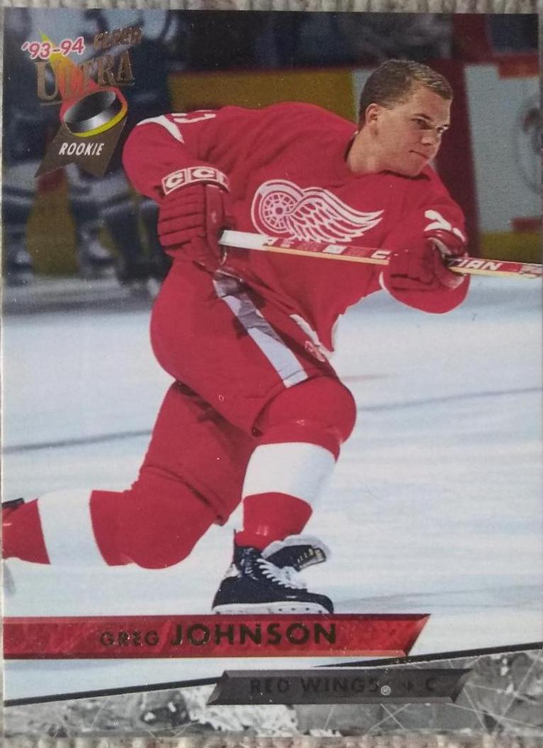 Greg Johnson #306 Hockey Cards 1993 Ultra