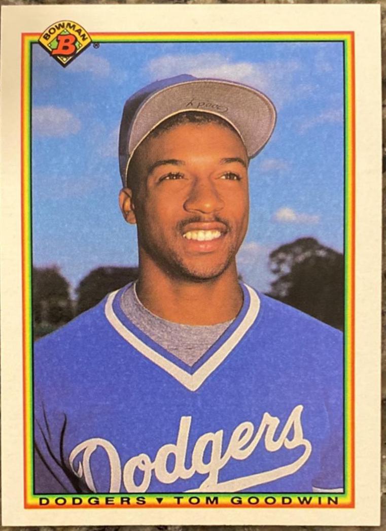 Tom Goodwin #96 Baseball Cards 1990 Bowman