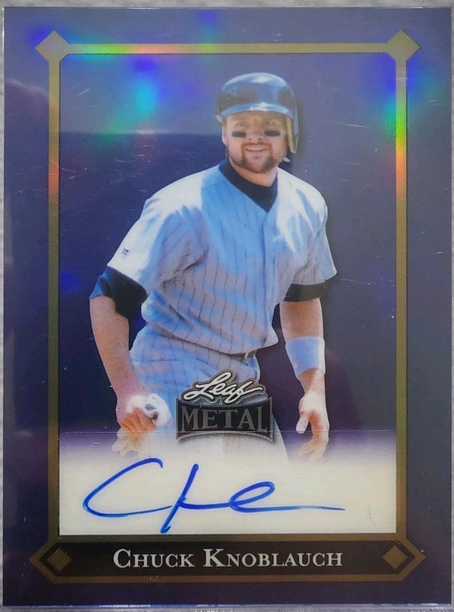 Chuck Knoblauch [Prismatic Blue] #LGR-CK1