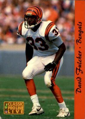 David Fulcher #32 Football Cards 1993 Pro Line Live