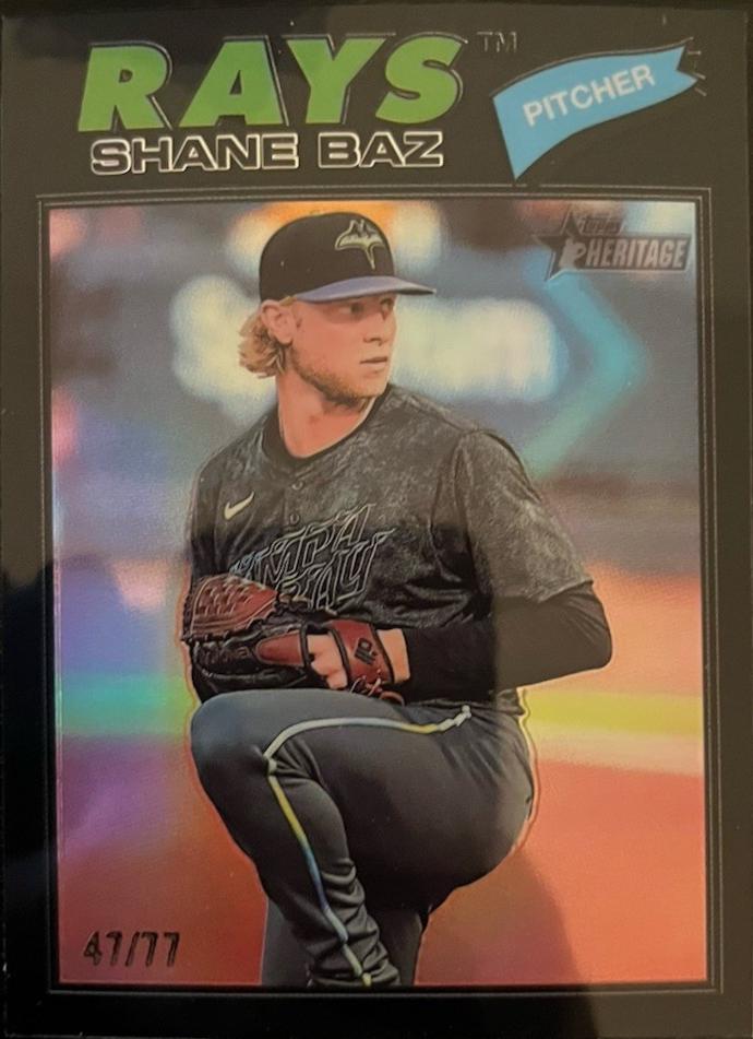Shane Baz [Black Bordered Chrome] #348