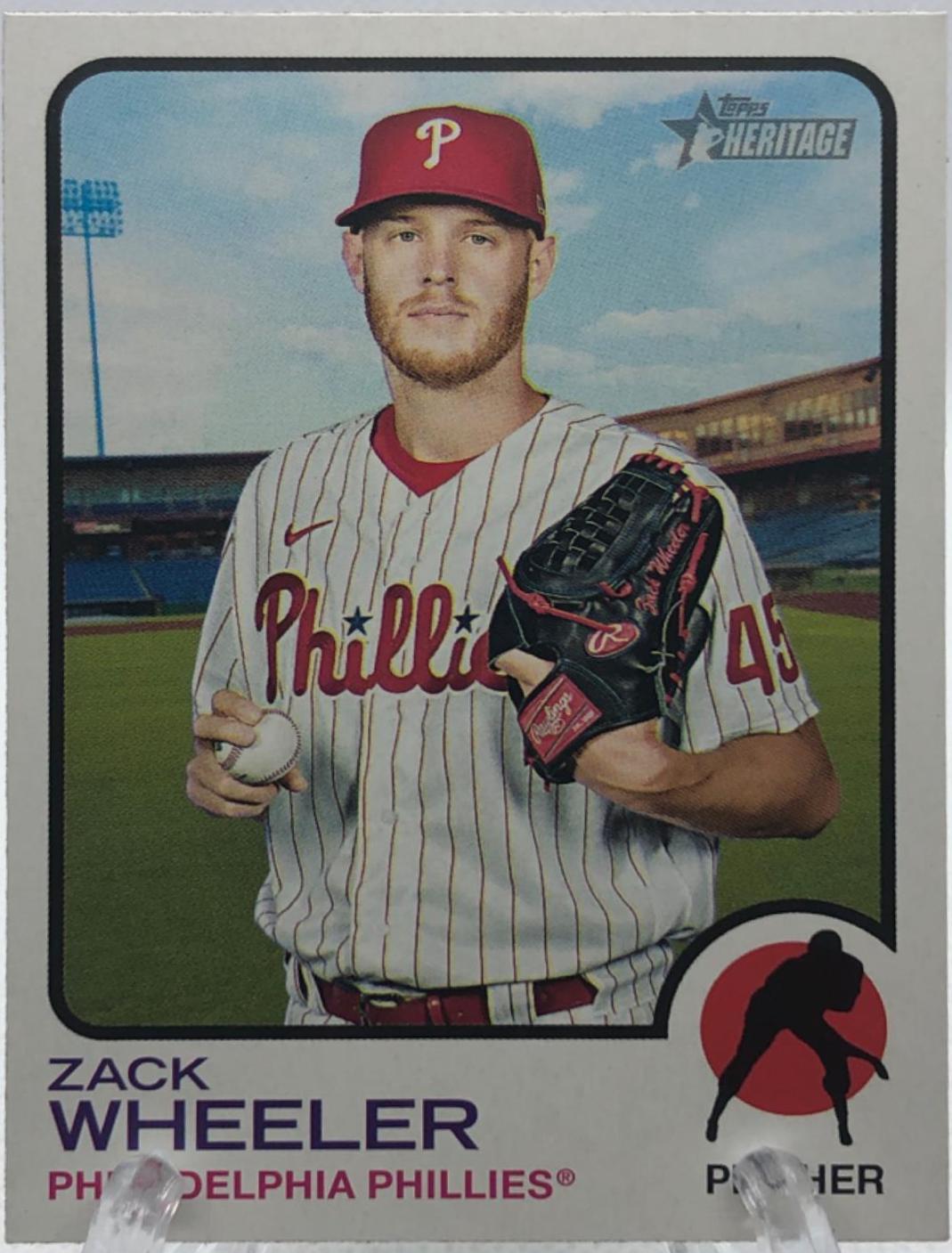 Zack Wheeler #333 Baseball Cards 2022 Topps Heritage