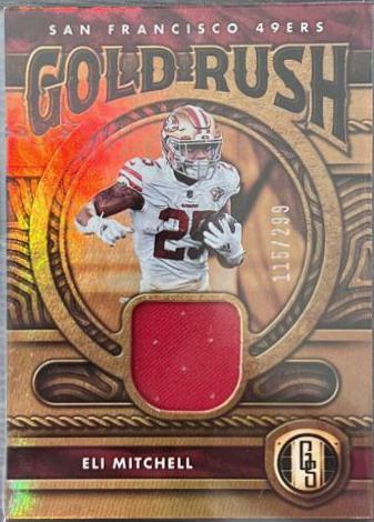 Eli Mitchell #GR-EMI Football Cards 2022 Panini Gold Standard Rush