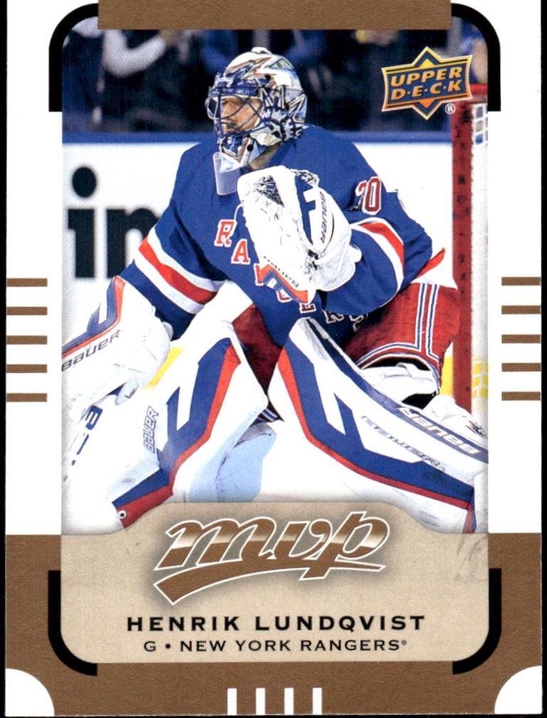 Henrik Lundqvist #139 2015-16 Upper Deck MVP Hockey