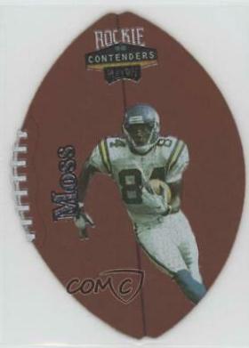 Randy Moss #52 Football Cards 1998 Playoff Contenders Leather
