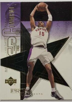 Vince Carter #SC2 Basketball Cards 2000 Upper Deck Pros & Prospects Star Command
