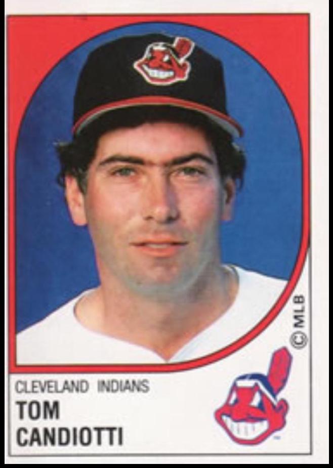 Tom Candiotti #69 Baseball Cards 1988 Panini Stickers