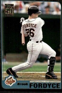 Brook Fordyce #43 Baseball Cards 2001 Topps Gold