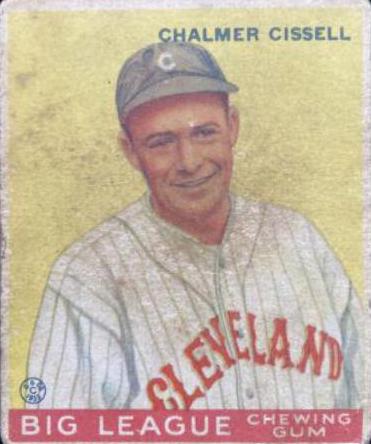 Chalmer Cissell #26 Baseball Cards 1933 Goudey