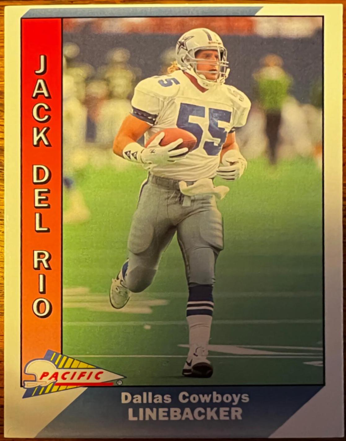 Jack Del Rio #95 Football Cards 1991 Pacific