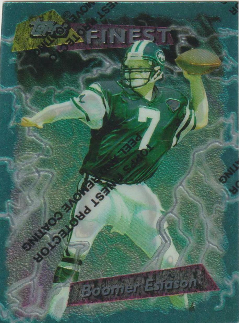Boomer Esiason #168 Football Cards 1995 Topps Finest Boosters