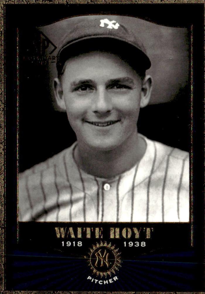 Waite Hoyt #88 Baseball Cards 2001 SP Legendary Cuts