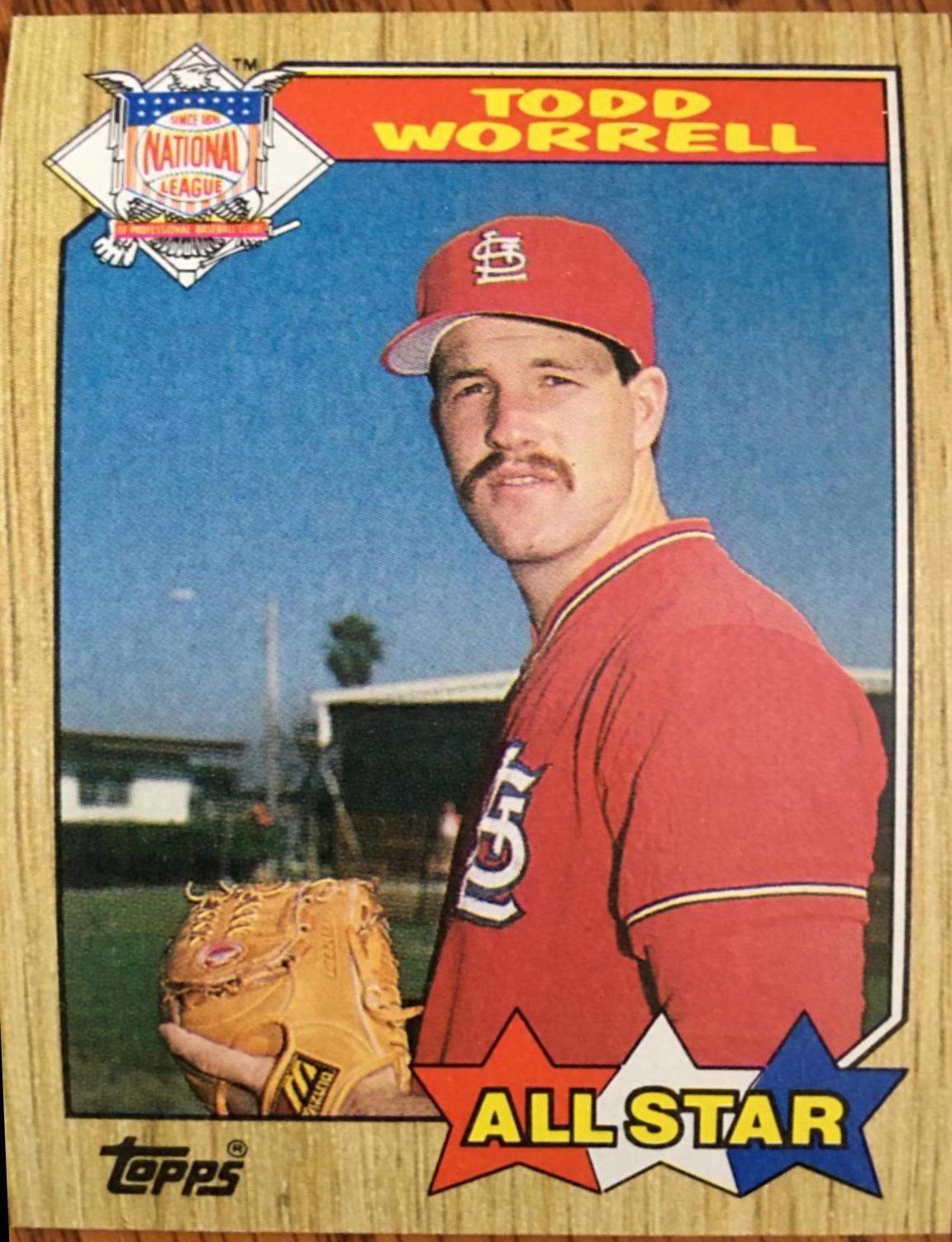 Todd Worrell #605 Baseball Cards 1987 Topps