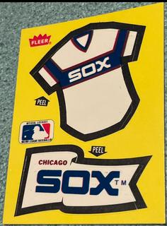 Sox”Jersey, Pennant Sticker “