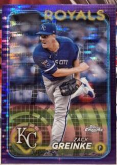 Zack Greinke [Sonar Purple Refractor] #202