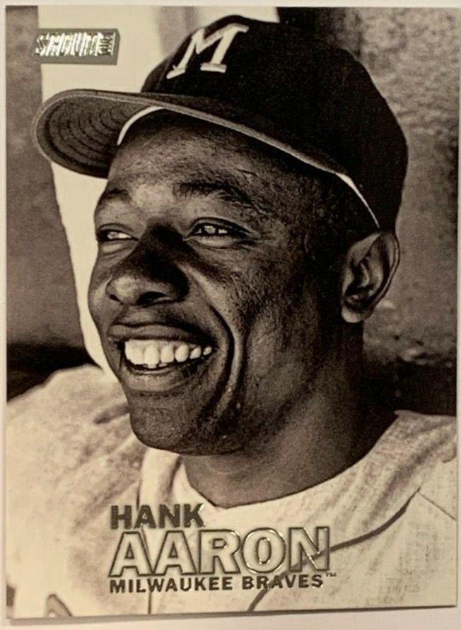 Hank Aaron #75 2016 Stadium Club Baseball