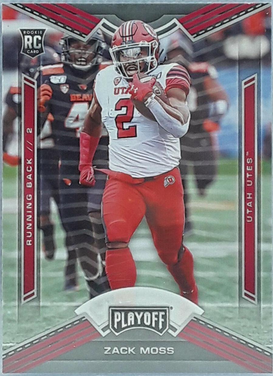 Zack Moss #8 Football Cards 2020 Panini Chronicles Draft Picks Playoff