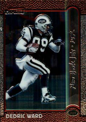 Dedric Ward #6 Football Cards 1999 Bowman Chrome