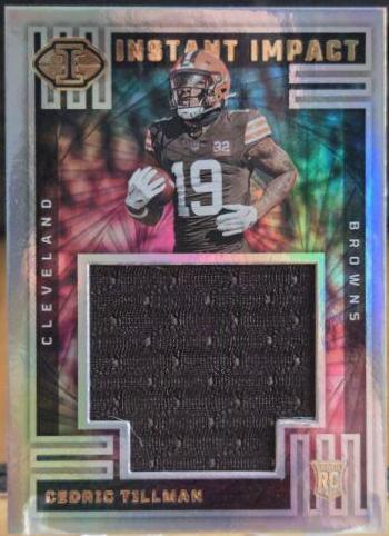Cedric Tillman #II-CTN Football Cards 2023 Panini Illusions Instant Impact