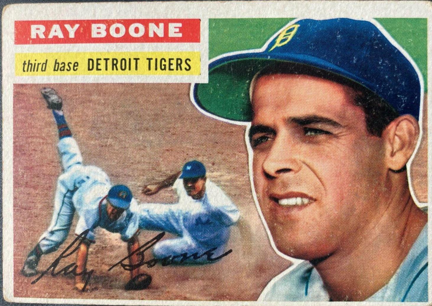 Ray Boone #6 1956 Topps Baseball
