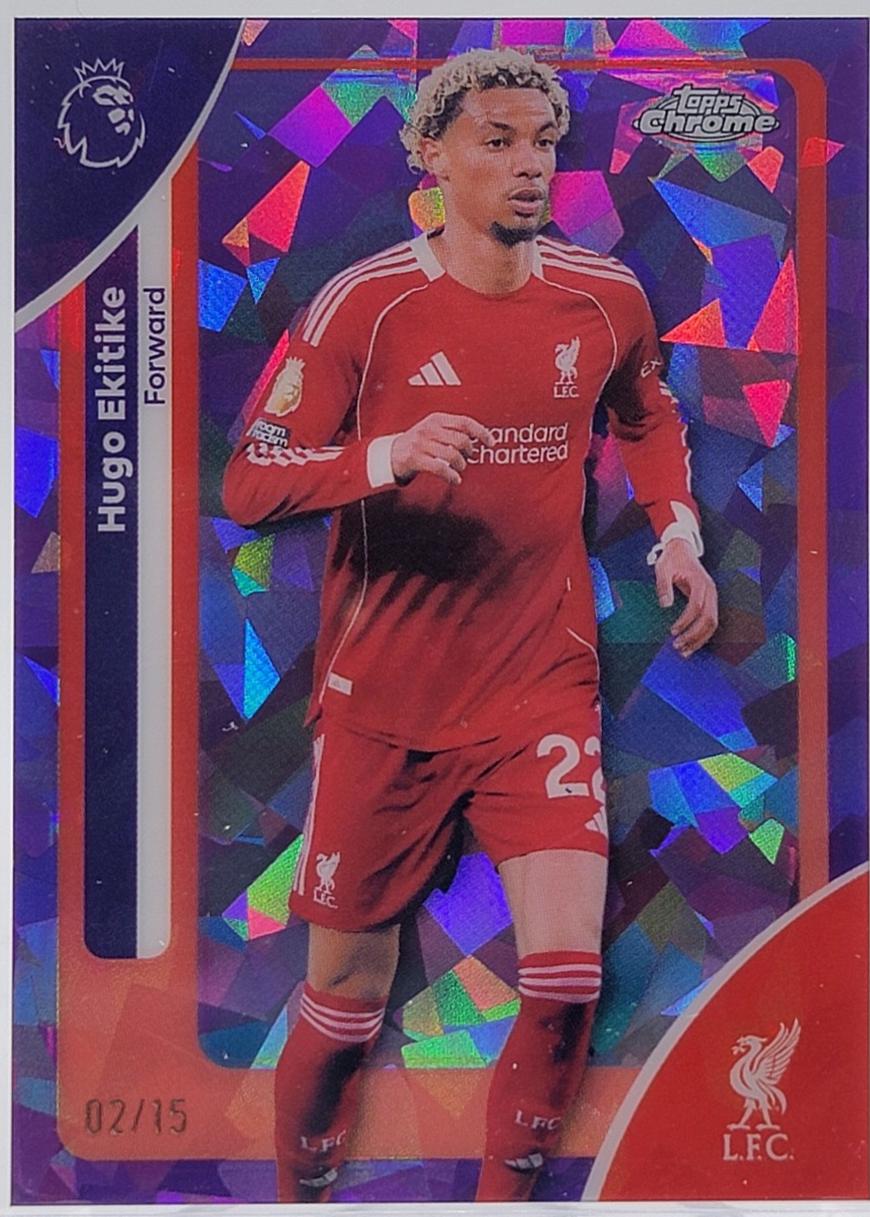 Hugo Ekitike [Purple Geometric] #120 Prices | 2026 Topps Chrome
