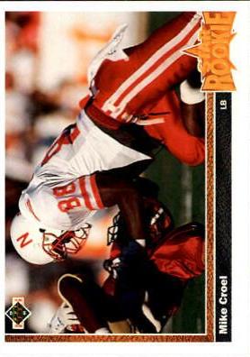 Mike Croel #4 Football Cards 1991 Upper Deck