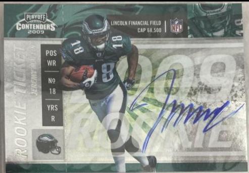 Jeremy Maclin #110 2009 Playoff Contenders Football
