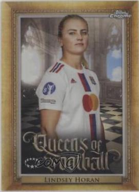 Lindsey Horan #Q-7 Soccer Cards 2022 Topps Chrome UEFA Women's Champions League Queens of Football