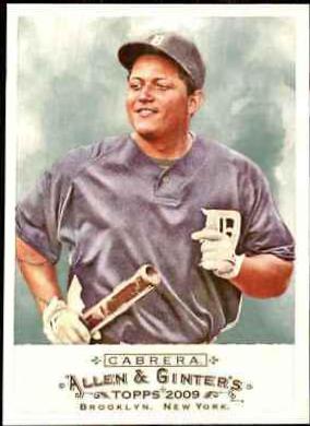 Miguel Cabrera #253 2009 Topps Allen & Ginter Baseball