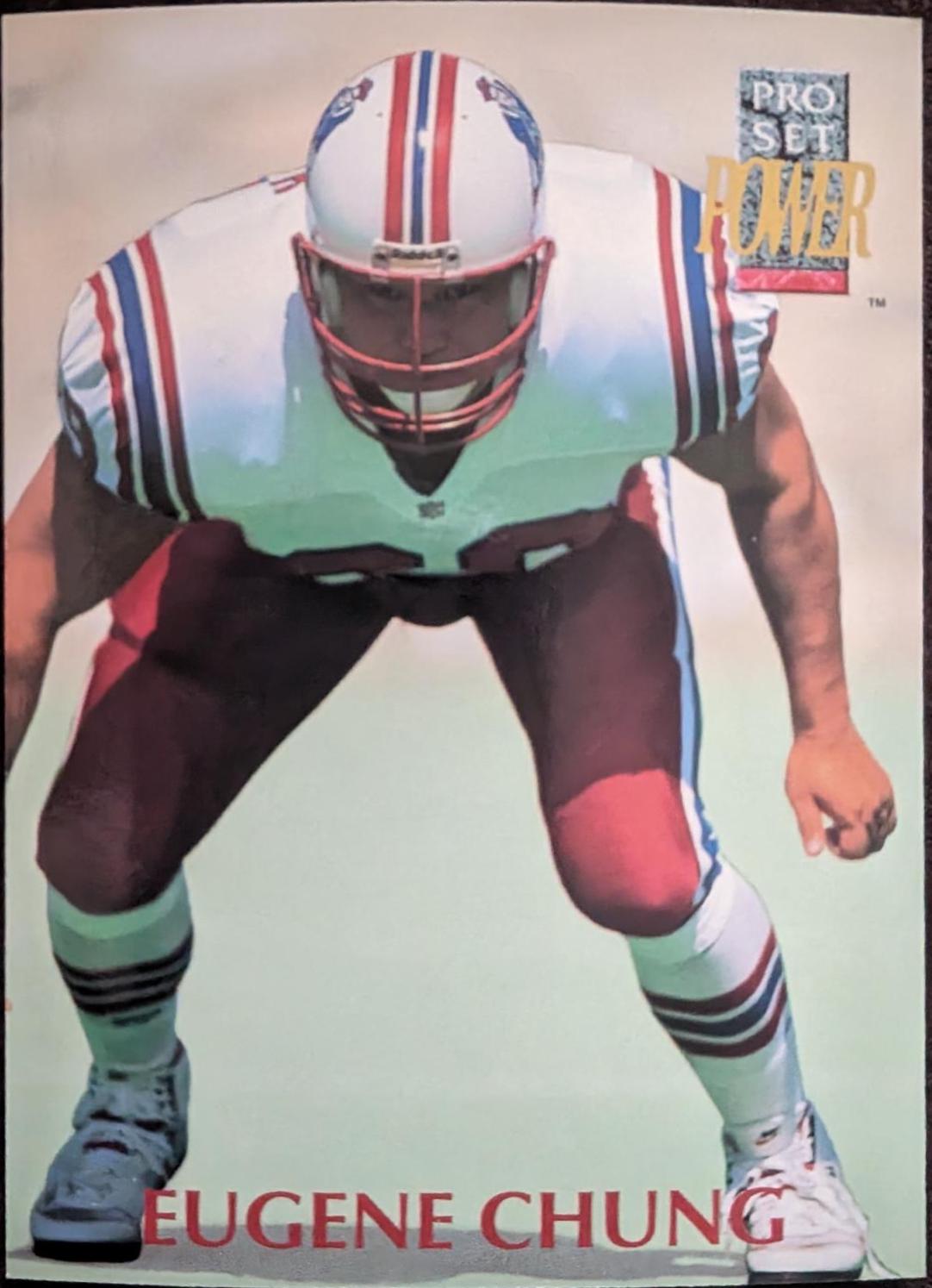Eugene Chung #318 Football Cards 1992 Pro Set Power