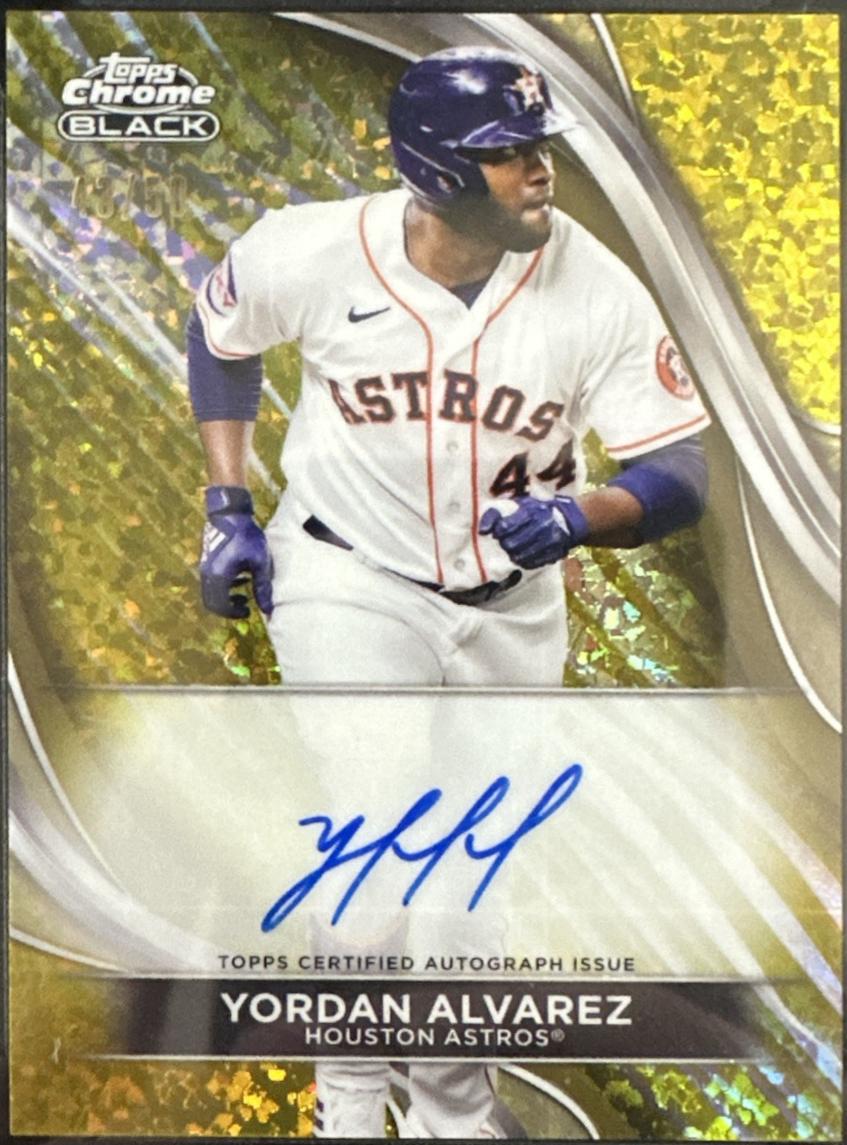 Yordan Alvarez [Gold Mini-Diamond Refractor] #CBA-YA