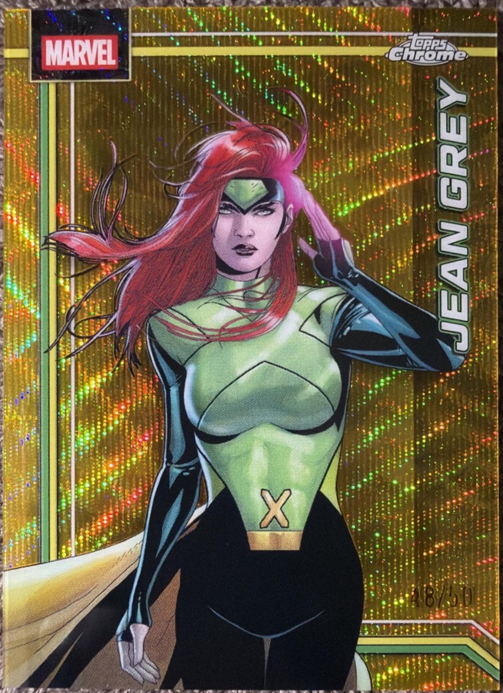 Jean Grey Gold Wave Refractor