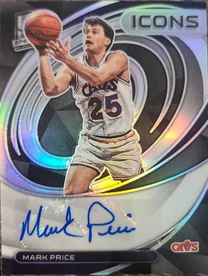 Mark Price #IA-MKP Basketball Cards 2021 Panini Spectra Icons Autographs