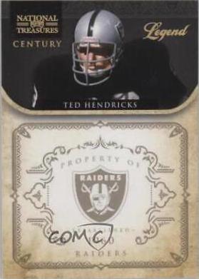 Ted Hendricks #195 2011 Playoff National Treasures Football