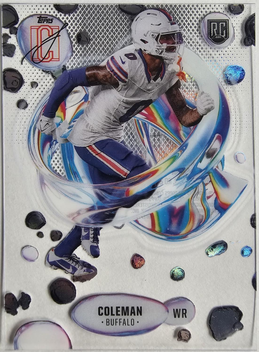 Keon Coleman #F-12 Football Cards 2024 Topps Signature Class Fluidity