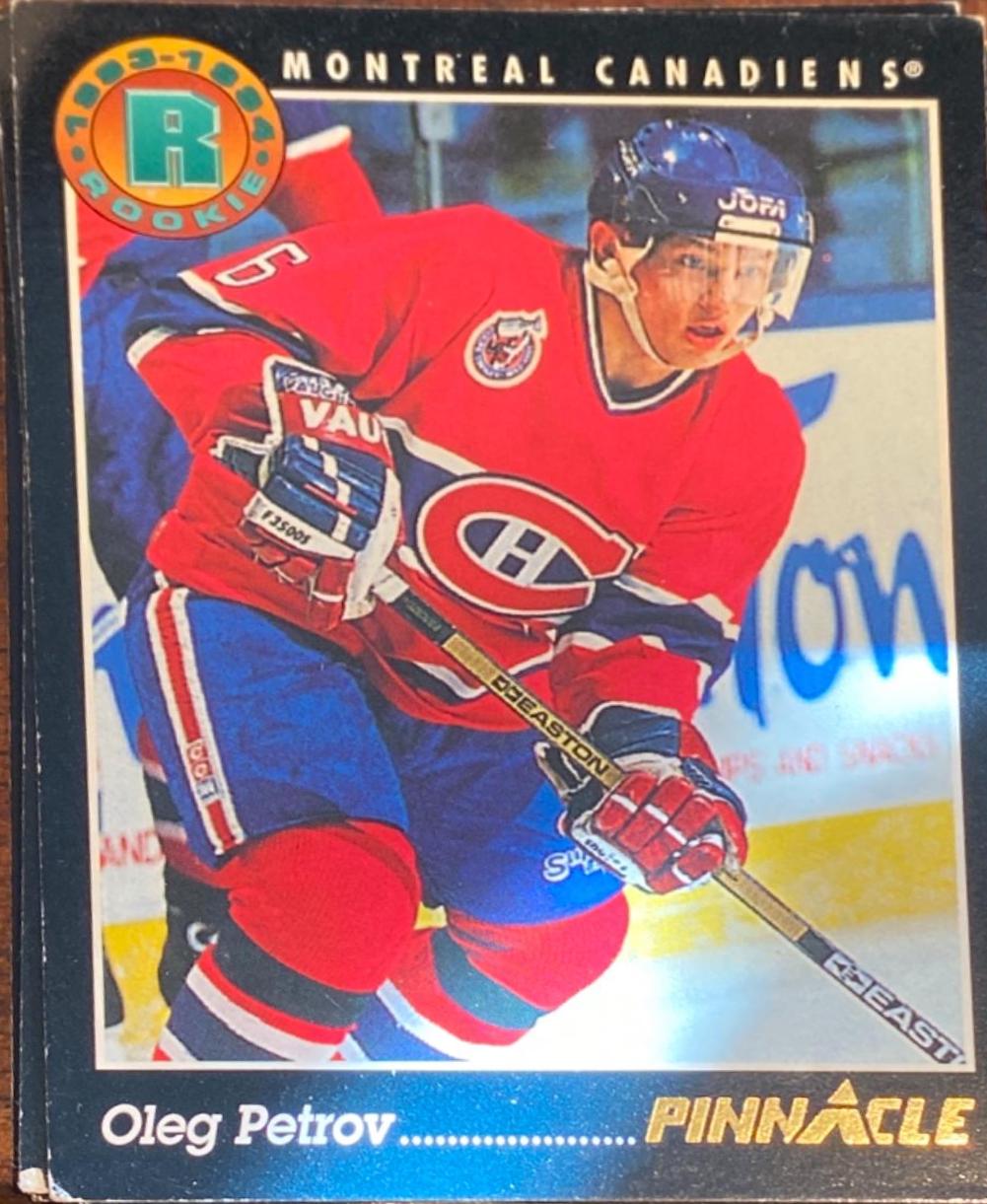 Oleg Petrov #212 Hockey Cards 1993 Pinnacle