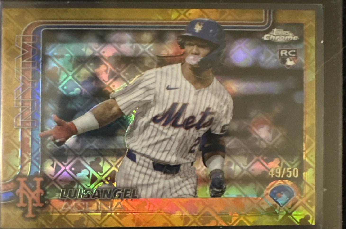 Luisangel Acuna [Gold Refractor Image Variation] #56