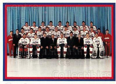 Washington Capitals #111 Hockey Cards 1990 Kraft