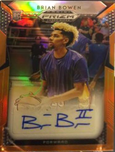 Brian Bowen II #119 2019 Panini Prizm Draft Picks Basketball Draft Picks Prizms Autographs
