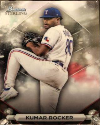 Kumar Rocker #BSP-52 Baseball Cards 2023 Bowman Sterling