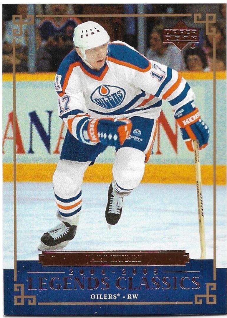 Jari Kurri #30 Hockey Cards 2004 Upper Deck Legends Classics