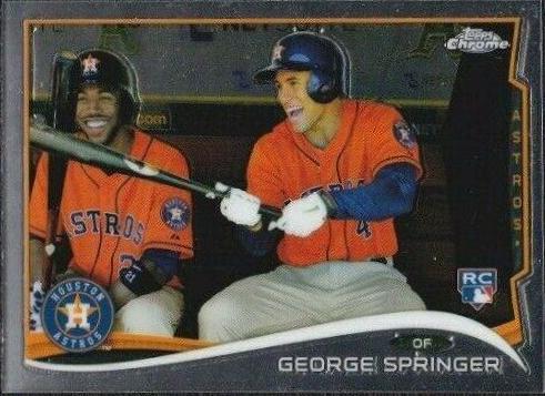 George Springer #138 Baseball Cards 2014 Topps Chrome